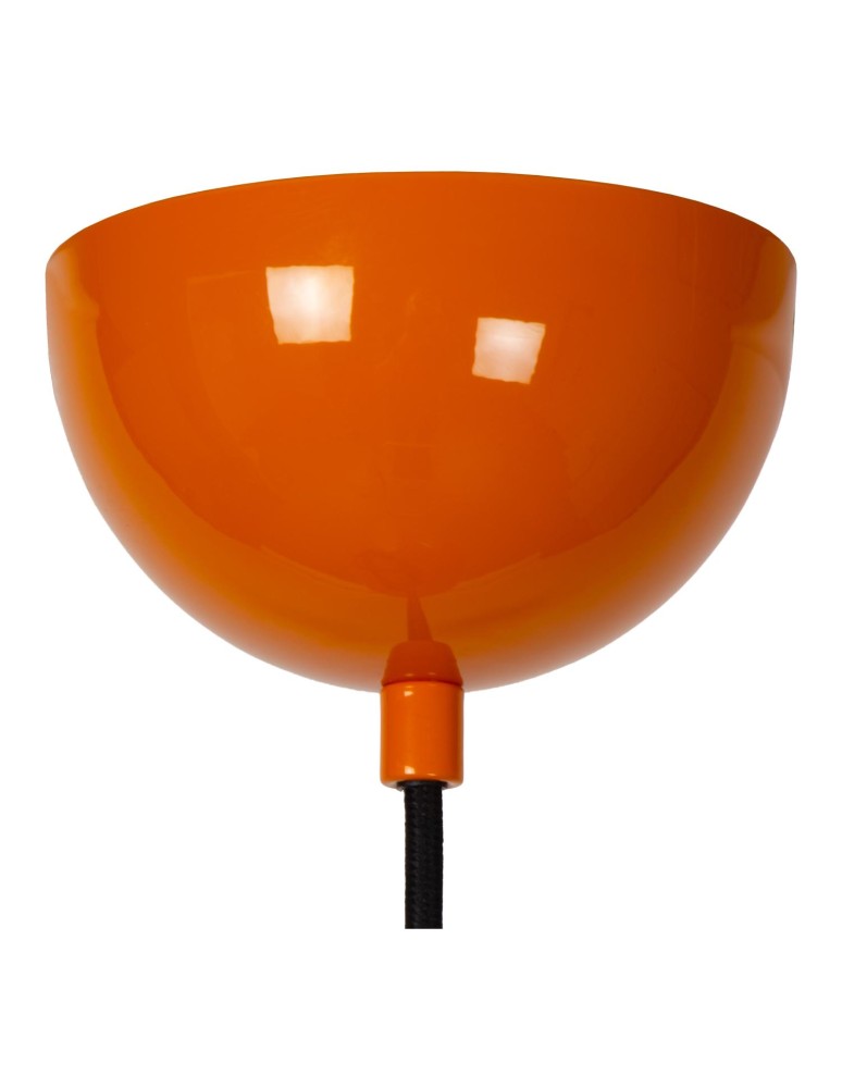 Lucide YOUNES Lampa wisząca – Pomarańczowa – D40 – 1xE27 – 40W – Metal 65404/40/53