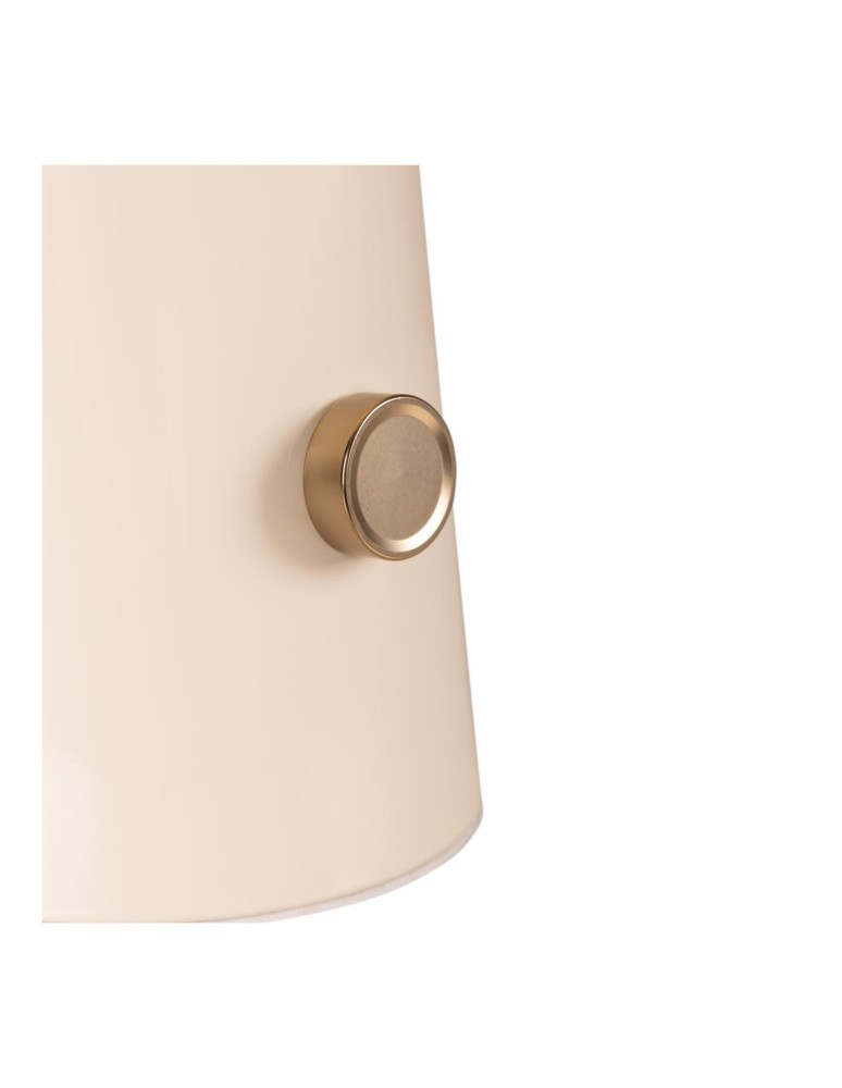 Lucide BARONE Lampa stołowa – Kremowa – D38 – 1xE27 – 40W – Metal 65502/52/38