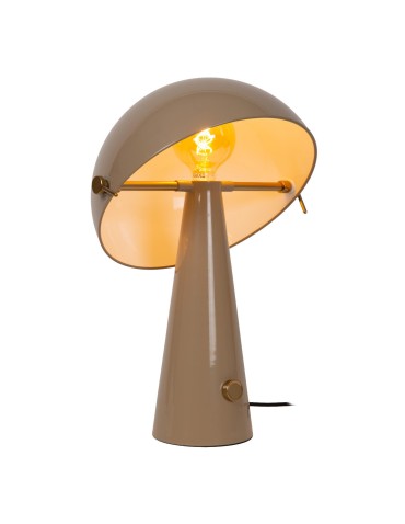 Lucide BARONE Lampa stołowa – Taupe – D38 – 1xE27 – 40W – Metal 65502/52/41