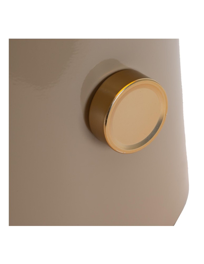 Lucide BARONE Lampa stołowa – Taupe – D38 – 1xE27 – 40W – Metal 65502/52/41