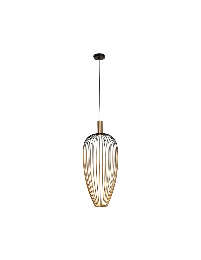 Lucide AURELIE Lampa wisząca – Złota – D30 – 1xGU10 (MR11) – 25W 21442/01/10