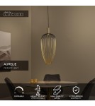 Lucide AURELIE Lampa wisząca – Złota – D30 – 1xGU10 (MR11) – 25W 21442/01/10
