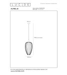Lucide AURELIE Lampa wisząca – Złota – D30 – 1xGU10 (MR11) – 25W 21442/01/10