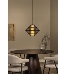 Lucide PASQUINO Lampa wisząca – Czarna – D40 – 1xE27 – 40W – Sklejka 21445/40/30