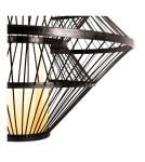 Lucide PASQUINO Lampa wisząca – Czarna – D60 – 1xE27 – 40W – Sklejka 21445/60/30