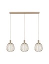 View Lucide ESTEREL Lampa wisząca – Taupe – 3xGU10 (MR11) – 25W 21446/03/41