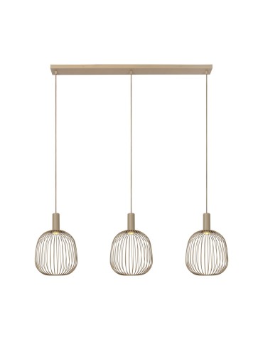 Lucide ESTEREL Lampa wisząca – Taupe – 3xGU10 (MR11) – 25W 21446/03/41 - product 2