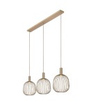 Lucide ESTEREL Lampa wisząca – Taupe – 3xGU10 (MR11) – 25W 21446/03/41