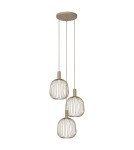 Lucide ESTEREL Lampa wisząca – Taupe – 3xGU10 (MR11) – 25W 21446/13/41