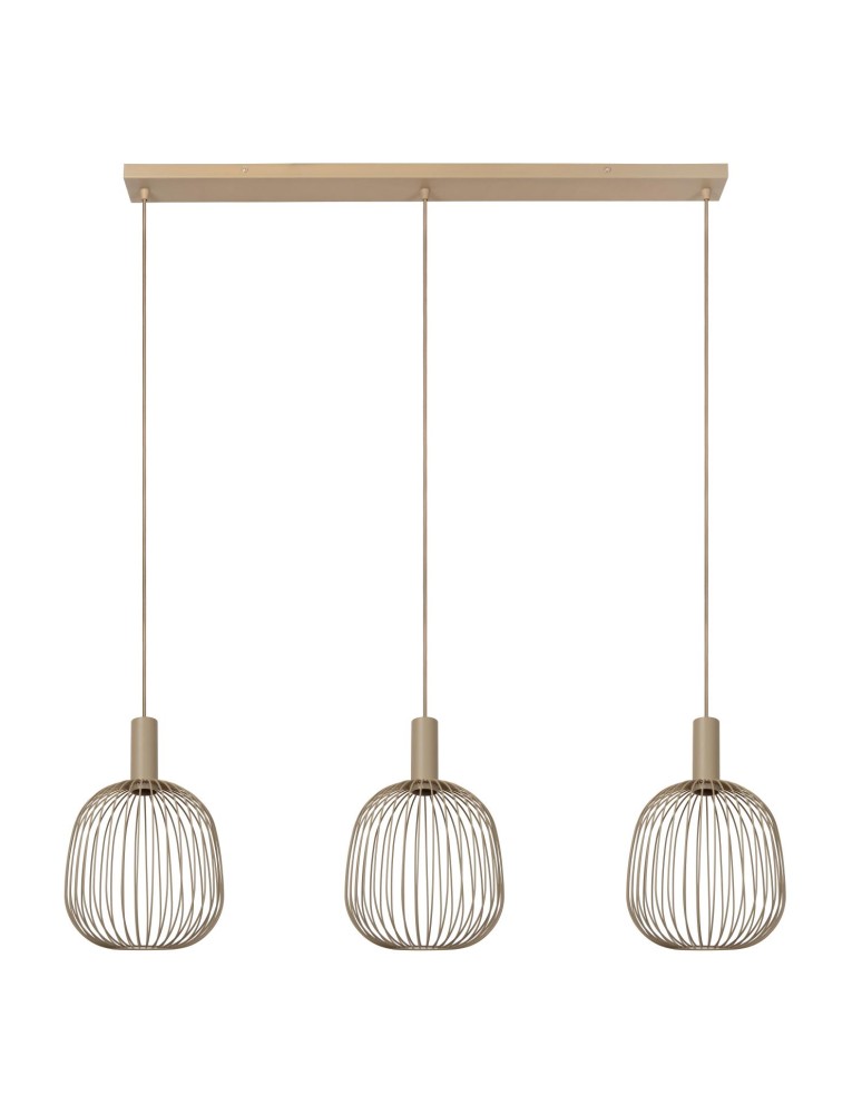 Lucide ESTEREL Lampa wisząca – Taupe – 3xGU10 (MR11) – 25W 21446/13/41