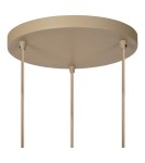 Lucide ESTEREL Lampa wisząca – Taupe – 3xGU10 (MR11) – 25W 21446/13/41