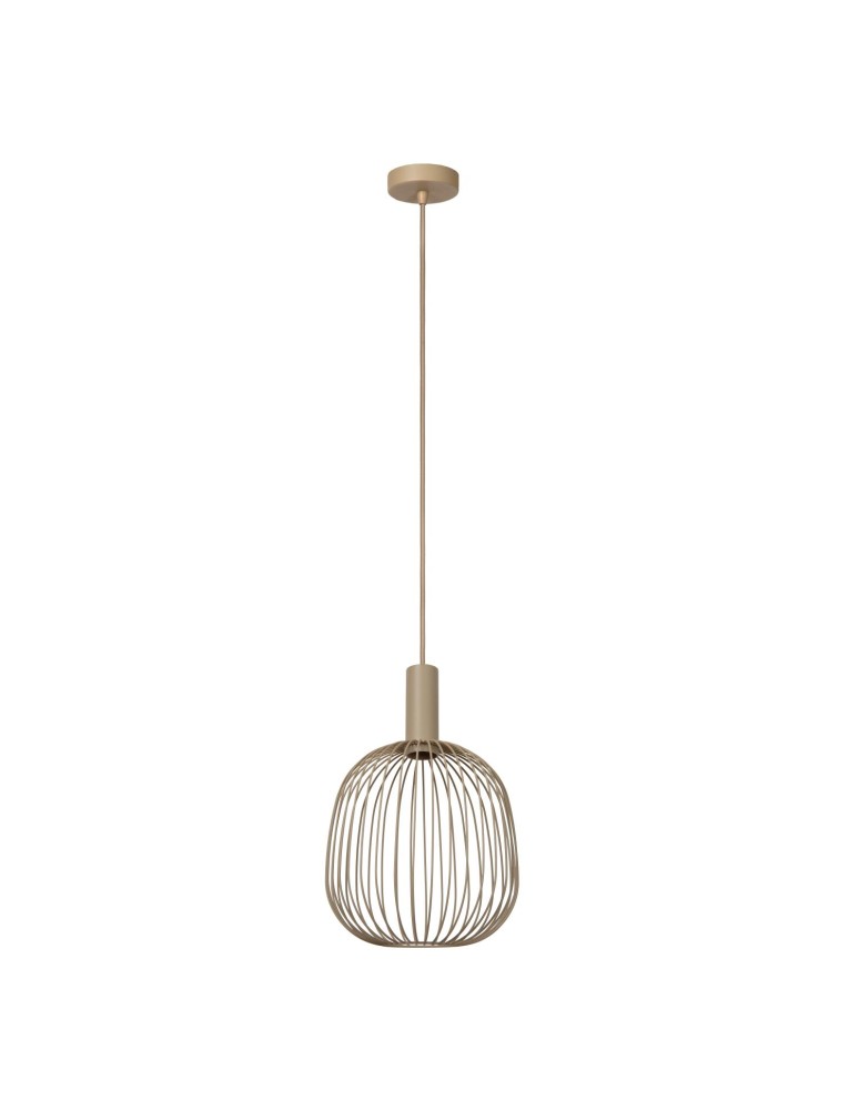 Lucide ESTEREL Lampa wisząca – Taupe – D25 – 1xGU10 (MR11) – 25W 21446/25/41
