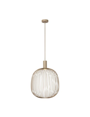 Lucide ESTEREL Lampa wisząca – Taupe – D40 – 1xGU10 – 25W – Metal 21446/40/41