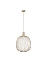 View Lucide ESTEREL Lampa wisząca – Taupe – D40 – 1xGU10 – 25W – Metal 21446/40/41