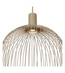 Lucide ESTEREL Lampa wisząca – Taupe – D40 – 1xGU10 – 25W – Metal 21446/40/41