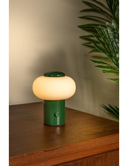 Lucide GUSTAV Lampa stołowa – Zielona – D8 – LED ściemnialna – 0,8W – 2700K 44520/01/33