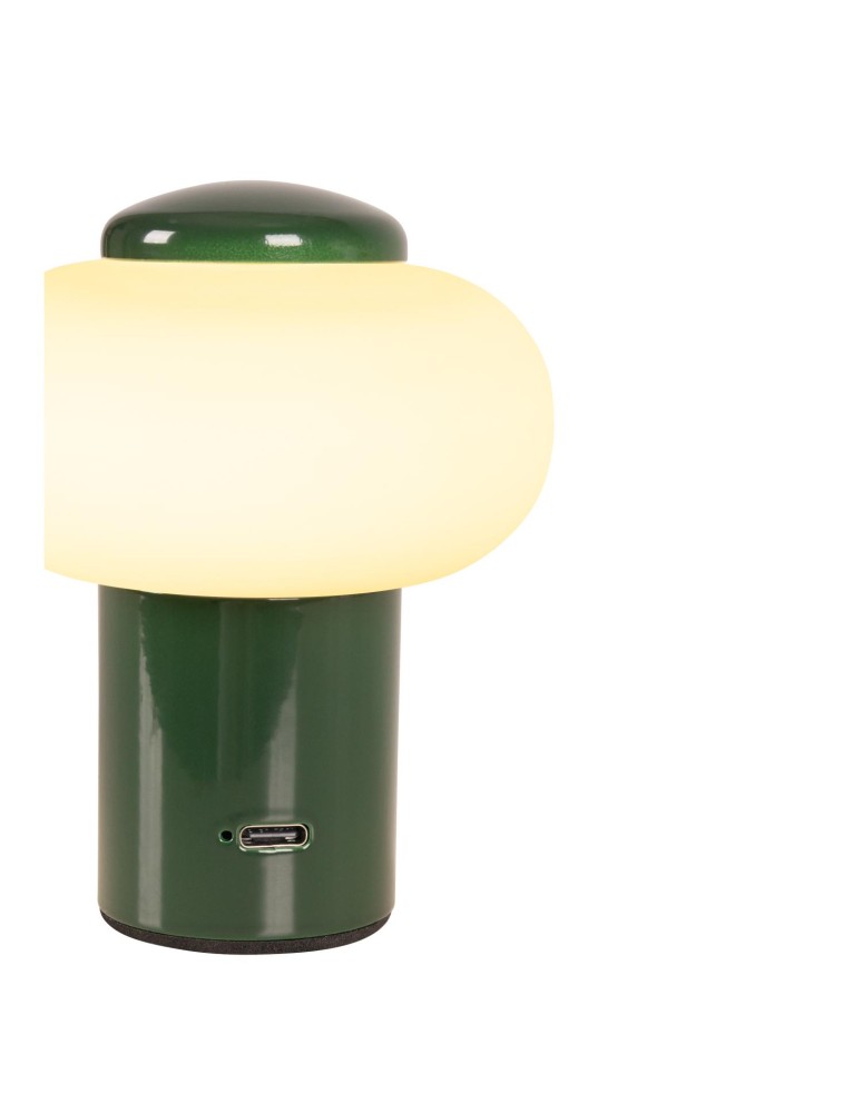 Lucide GUSTAV Lampa stołowa – Zielona – D8 – LED ściemnialna – 0,8W – 2700K 44520/01/33