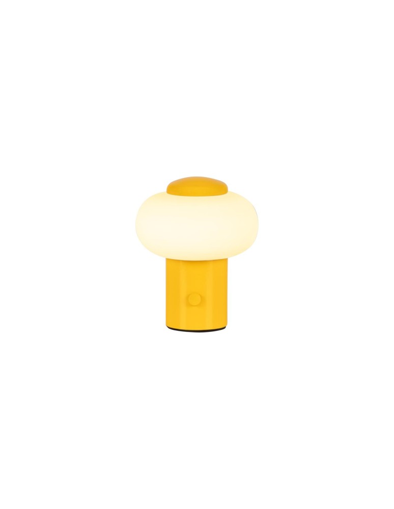 Lucide GUSTAV Lampa stołowa – Żółta – D8 – LED ściemnialna – 0,8W – 2700K 44520/01/34