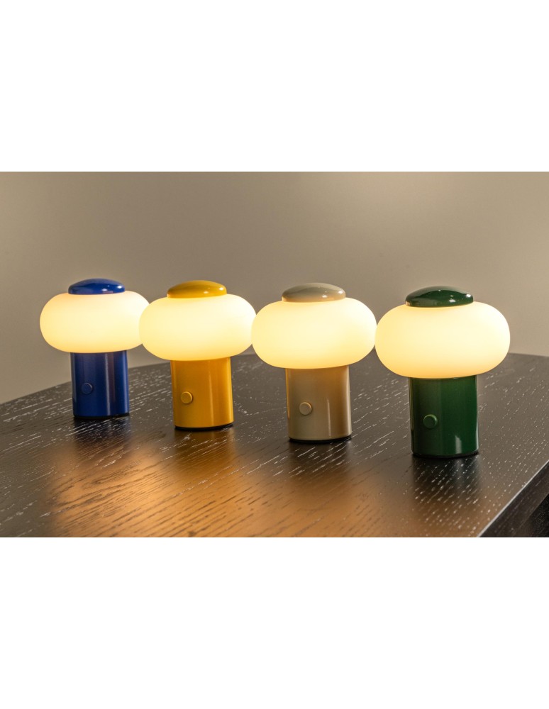 Lucide GUSTAV Lampa stołowa – Żółta – D8 – LED ściemnialna – 0,8W – 2700K 44520/01/34