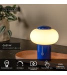 Lucide GUSTAV Lampa stołowa – Niebieska – D8 – LED ściemnialna – 0,8W – 2700K 44520/01/35