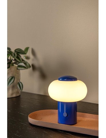 Lucide GUSTAV Lampa stołowa – Niebieska – D8 – LED ściemnialna – 0,8W – 2700K 44520/01/35 - product 2