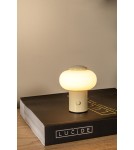 Lucide GUSTAV Lampa stołowa – Kremowa – D8 – LED ściemnialna – 0,8W – 2700K 44520/01/38
