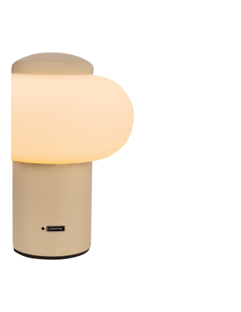 Lucide GUSTAV Lampa stołowa – Kremowa – D8 – LED ściemnialna – 0,8W – 2700K 44520/01/38