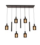 Lucide LAMBRES to elegancka lampa wisząca z trzema punktami świetlnymi, która stanowi wyrazisty element dekoracyjny nowoczesn