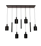 Lucide LAMBRES to elegancka lampa wisząca z trzema punktami świetlnymi, która stanowi wyrazisty element dekoracyjny nowoczesn