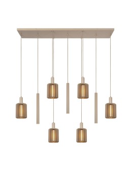 Lucide LAMBRES to elegancka lampa wisząca z trzema punktami świetlnymi, która stanowi wyrazisty element dekoracyjny nowoczesn