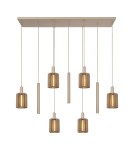 Lucide LAMBRES to elegancka lampa wisząca z trzema punktami świetlnymi, która stanowi wyrazisty element dekoracyjny nowoczesn