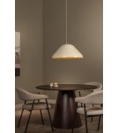 Lucide ANDRES Lampa wisząca – Kremowa – D56 – 1xE27 – 40W – Metal 65405/56/38