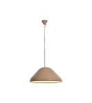 Lucide ANDRES Lampa wisząca – Taupe – D56 – 1xE27 – 40W – Metal 65405/56/41