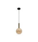 Lucide JOSIANE Lampa wisząca – Bursztynowa – D18 – 1xG9 – 40W – Szkło 21441/01/62