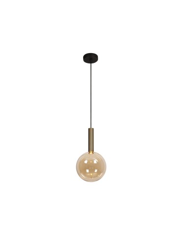 Lucide JOSIANE Lampa wisząca – Bursztynowa – D18 – 1xG9 – 40W – Szkło 21441/01/62 - product 2