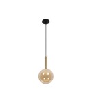 Lucide JOSIANE Lampa wisząca – Bursztynowa – D18 – 1xG9 – 40W – Szkło 21441/01/62
