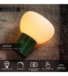 Lucide GUSTAV Lampa stołowa – Zielona – D8 – LED ściemnialna – 0,8W – 2700K 44521/01/33