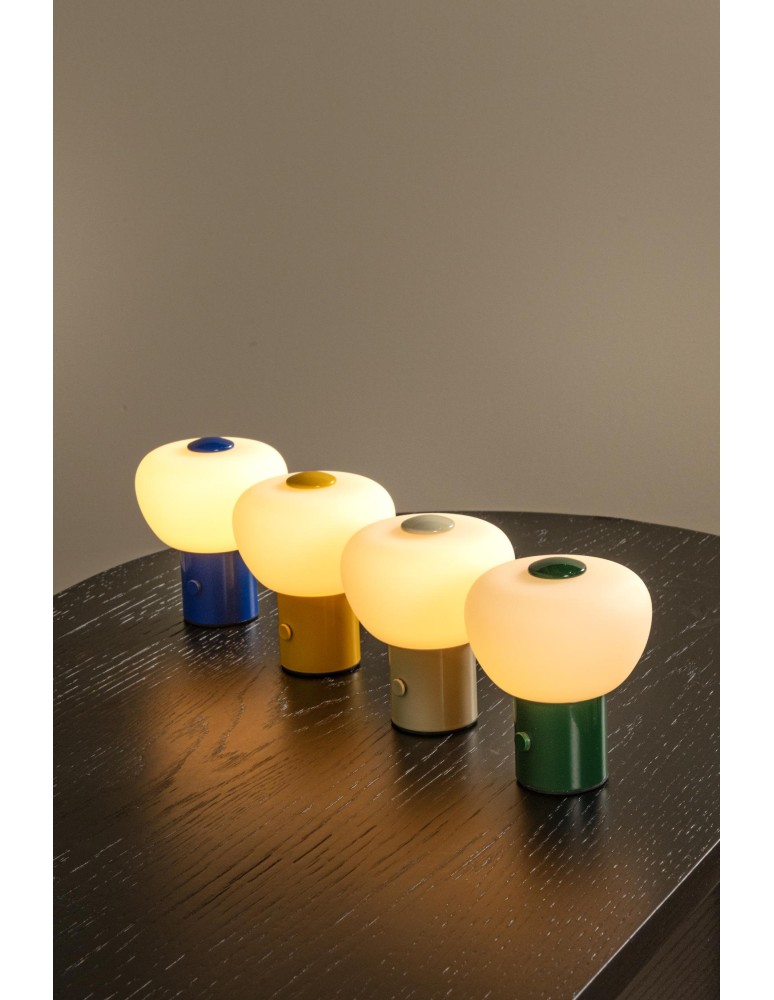 Lucide GUSTAV Lampa stołowa – Żółta – D8 – LED ściemnialna – 0,8W – 2700K 44521/01/34