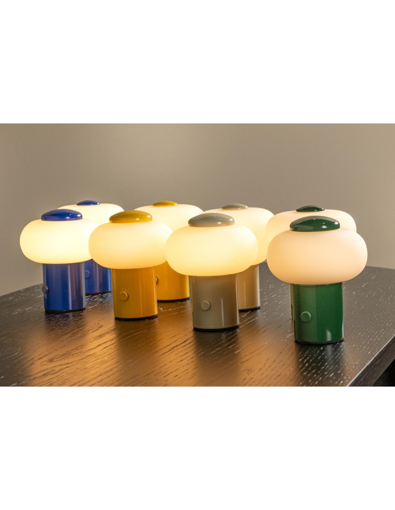 Lucide GUSTAV Lampa stołowa – Żółta – D8 – LED ściemnialna – 0,8W – 2700K 44521/01/34
