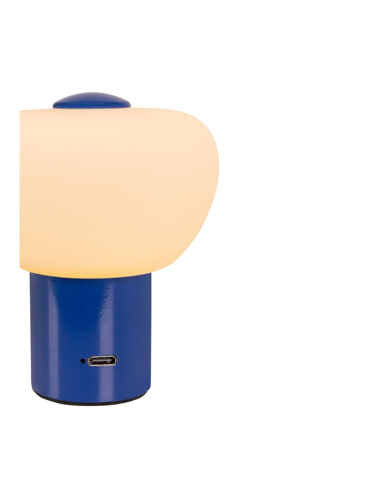 Lucide GUSTAV Lampa stołowa – Niebieska – D8 – LED ściemnialna – 0,8W – 2700K 44521/01/35
