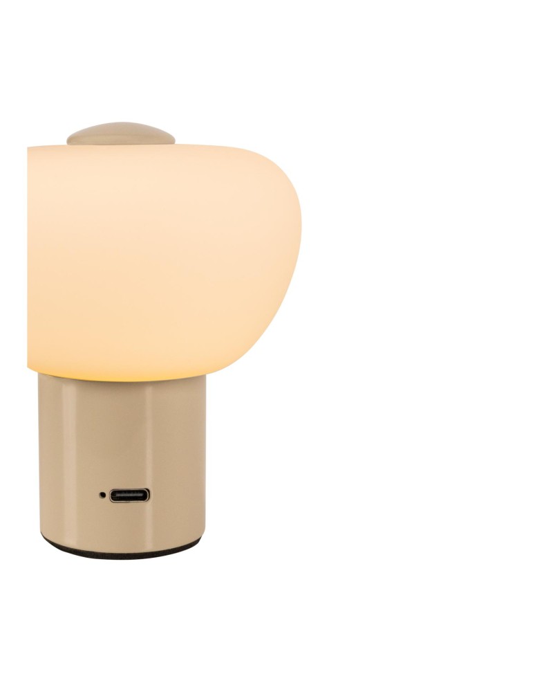Lucide GUSTAV Lampa stołowa – Kremowa – D8 – LED ściemnialna – 0,8W – 2700K 44521/01/38