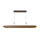 Lucide LIANE Lampa wisząca – Rdzawy brąz – LED ściemnialna – 40W 46404/99/97