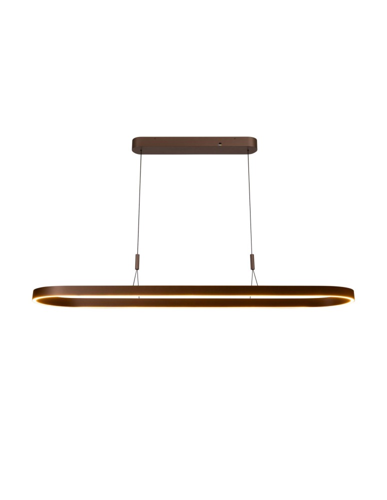 Lucide LIANE Lampa wisząca – Rdzawy brąz – LED ściemnialna – 40W 46404/99/97