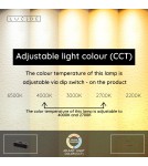 Lucide LIANE Lampa wisząca – Rdzawy brąz – LED ściemnialna – 40W 46404/99/97