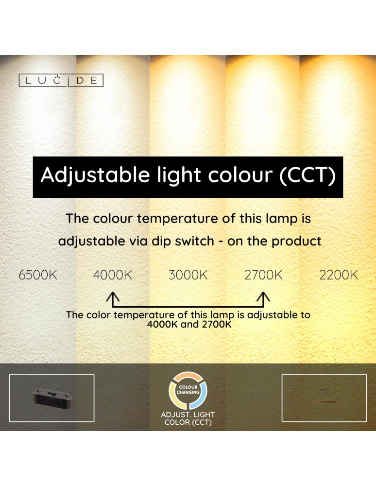 Lucide LIANE Lampa wisząca – Rdzawy brąz – LED ściemnialna – 40W 46404/99/97
