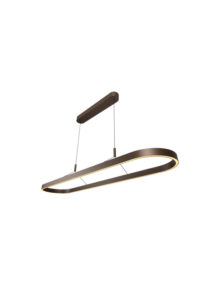 Lucide LIANE Lampa wisząca – Rdzawy brąz – LED ściemnialna – 40W 46404/99/97