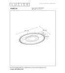 Lucide MARCIA Plafon – Czarny – LED ściemnialny – 32W – 2700K 53100/30/30