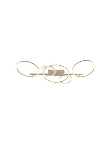 Lucide NICOLA Plafon – Taupe – LED – 37W – 2700K/4000K 53112/36/41 - product 2