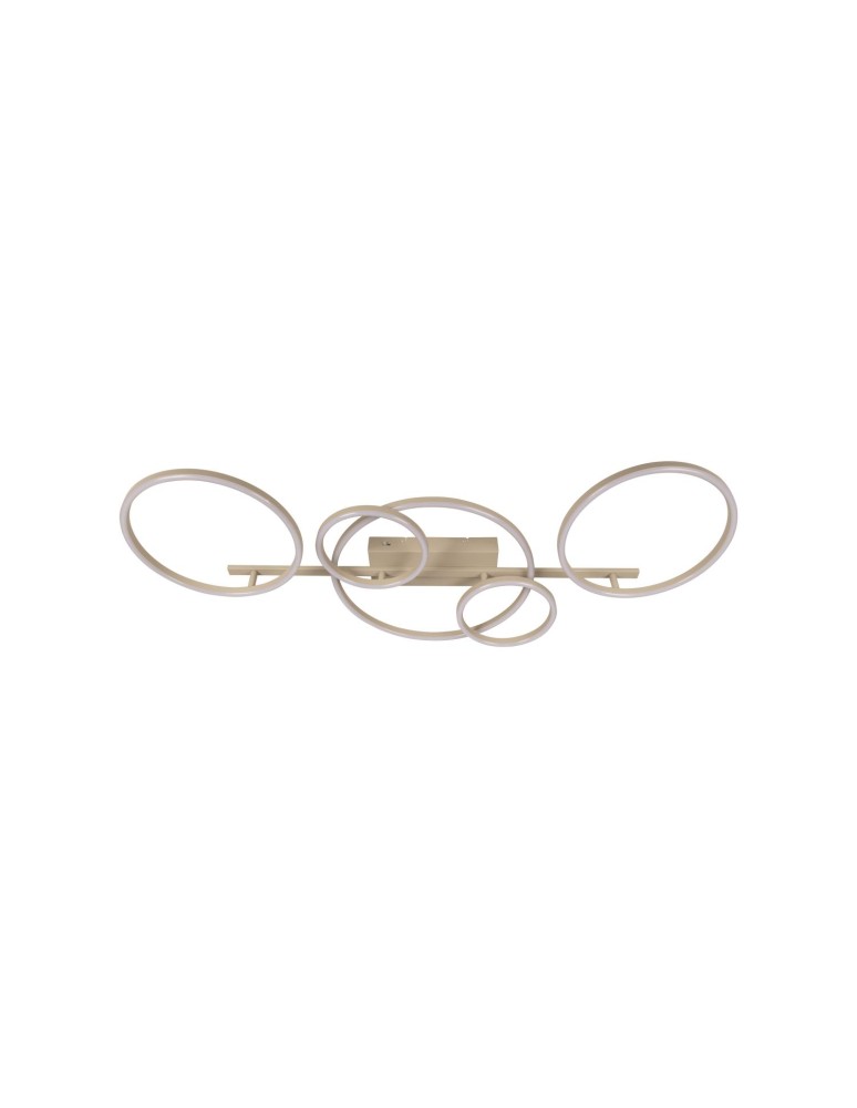 Lucide NICOLA Plafon – Taupe – LED – 37W – 2700K/4000K 53112/36/41
