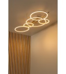 Lucide NICOLA Plafon – Taupe – LED – 37W – 2700K/4000K 53112/36/41